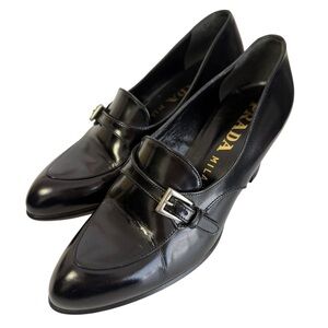 Prada Women's Black Leather Loafers